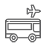 Airport Shuttle icons